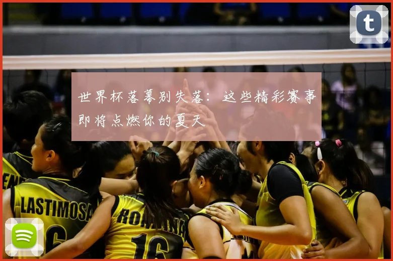 世界杯落幕别失落：这些精彩赛事即将点燃你的夏天